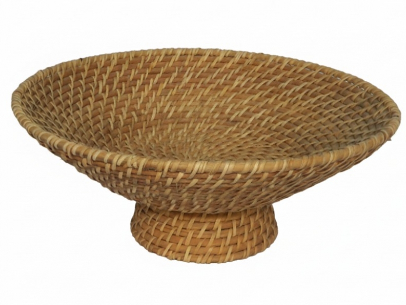 Rattan Footed Basket